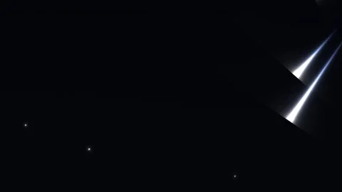 Light beams shining through dark space creating abstract Stock Footage 338303855