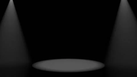 The light beams on the sides of the screen reach the light spot in the middle of Stock Footage 153163640