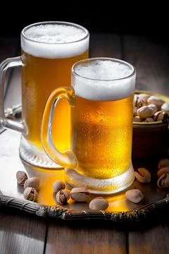 Light beer Foto stock