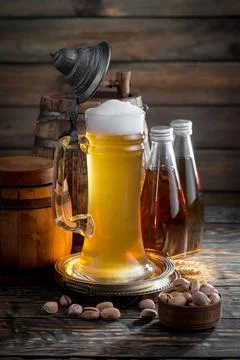 Light beer Foto stock