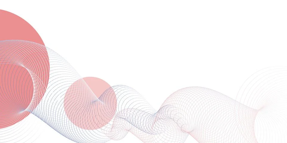 A light beige abstract background with soft pink circles and subtle gradien.. Stock Illustration