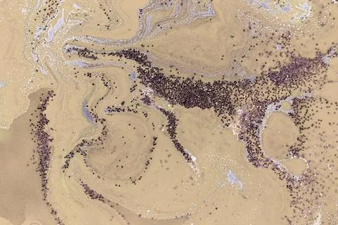 Light beige agate imitation pattern. Simple marble liquid texture. Illustrazione stock