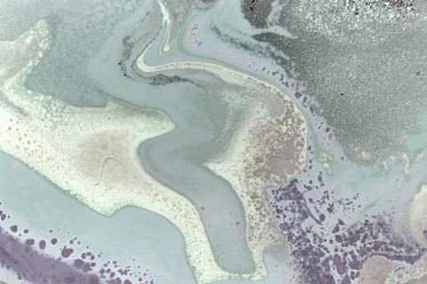 Light beige agate imitation pattern. Simple marble liquid texture. イラスト素材