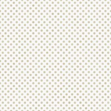 Light Beige and White Small Polka Dots Pattern Repeat Background Stock Illustration