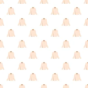 Light beige casual shirt seamless pattern background Stockillustratie