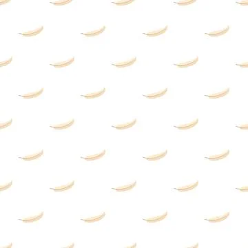 Light beige feathers creating a seamless pattern background イラスト素材