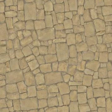 Light Beige Flagstone Wall Texture Pattern Stock Photos