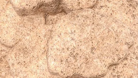Light Beige Granite Stone Surface Texture Background 3d render. Stock Illustration