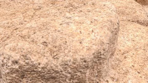 Light Beige Granite Stone Surface Texture Background 3d render. Stock Photos