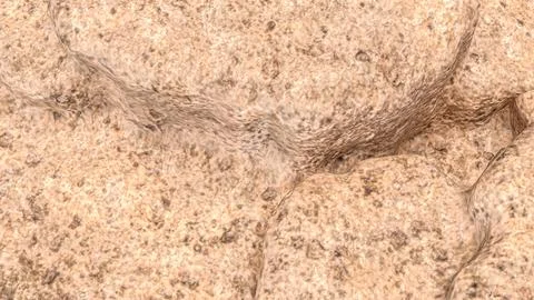 Light Beige Granite Stone Surface Texture Background 3d render. Stock Photos