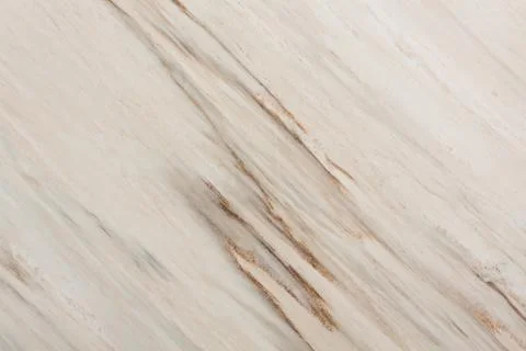 Light beige marble surface, with brown lines, abstract backgroun Stock Photos