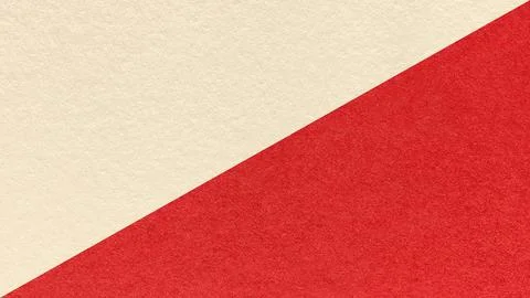 Light beige paper texture two color background with red diagonal split and .. Stock Illustration