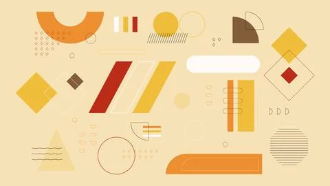 Light Beige Retro Graphic Background Stock Illustration