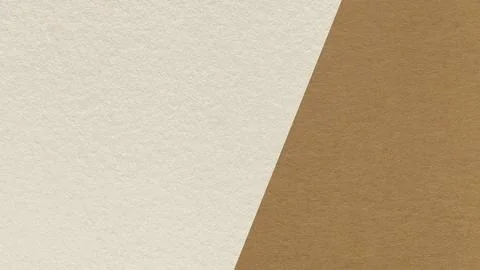Light beige texture background with warm brown diagonal angled split and co.. Illustrazione stock