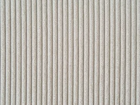 Light beige velour textile pattern with vertial stripes. Furniture sofa cover. Stock Photos