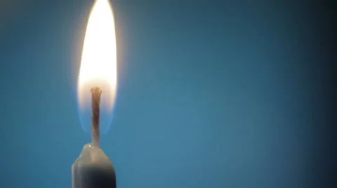 Light Birthday Candle - Close Up Видео 42357013