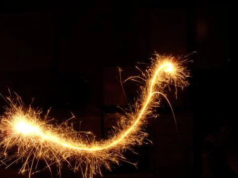 The light on a black background 写真素材