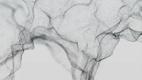 Light Black Particles Background Stock Illustration