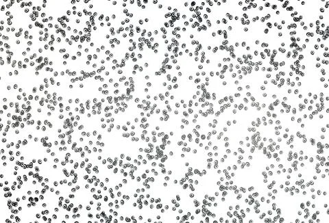 Light Black vector background with bubbles. Stock Illustration