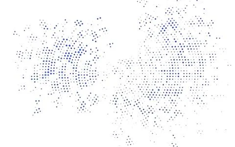 Light Black vector background with bubbles. Stock Illustration