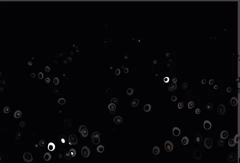 Light Black vector background with bubbles. 스톡 일러스트