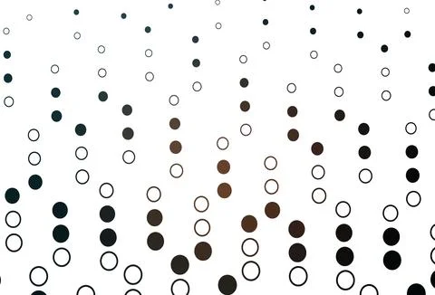 Light Black vector background with bubbles. Stockillustratie