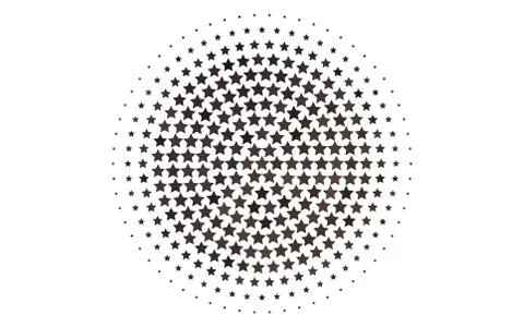 Light Black vector background with colored stars. Illustrazione stock