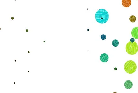 Light black vector cover with spots. Stock Illustration