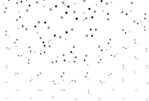 Light Black vector layout with circles, lines, rectangles. Stock Illustration