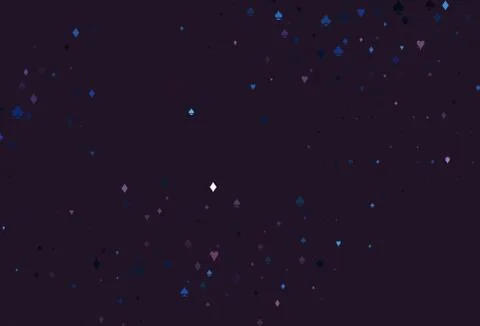 Light Black vector layout with elements of cards. 스톡 일러스트