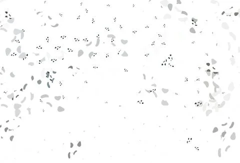 Light black vector pattern with chaotic shapes. Stock Illustration