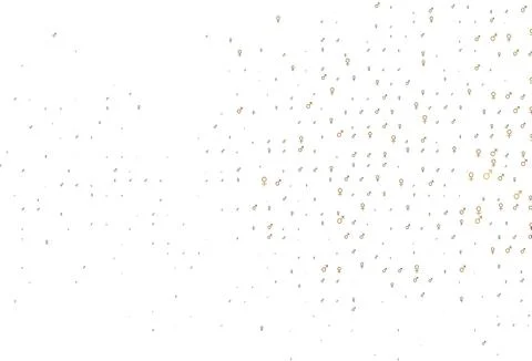 Light black vector pattern with gender elements. Stock Illustration