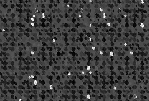 Light Black vector pattern with lines, ovals. Illustrazione stock