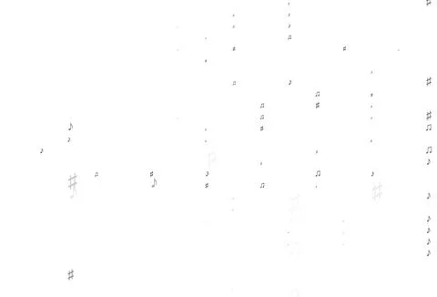 Light Black vector pattern with music elements. イラスト素材