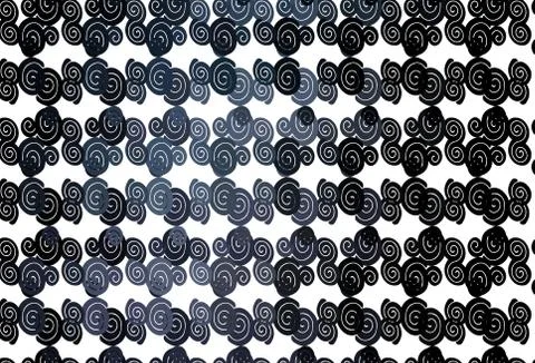 Light Black vector template with liquid shapes. イラスト素材