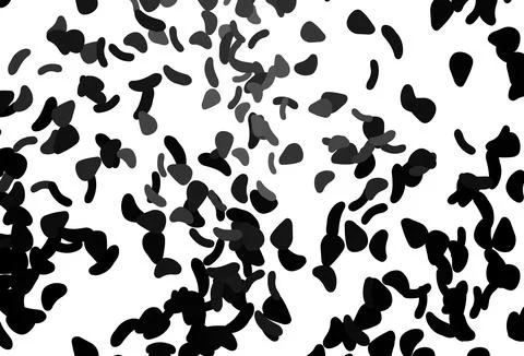 Light Black vector texture with random forms. Stock Illustration
