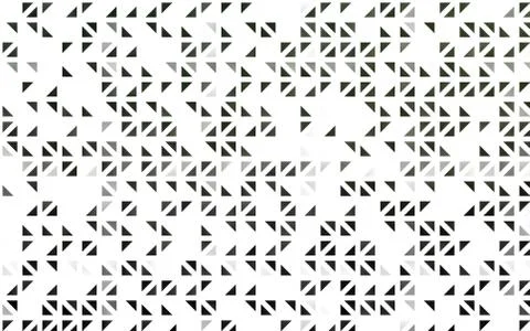 Light Black vector texture in triangular style. Ilustração Stock