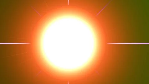 Light Blaze Lens Shot Stock Illustration