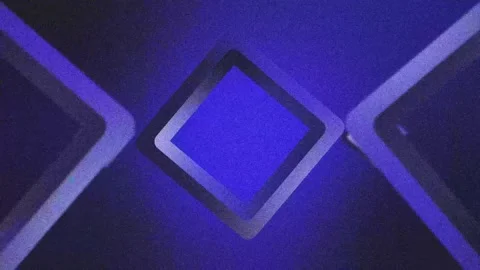 Light blue 3d square background abstract, looping animation for technology Stock Footage 300457275