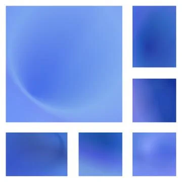 Light blue abstract background design set Иллюстрация