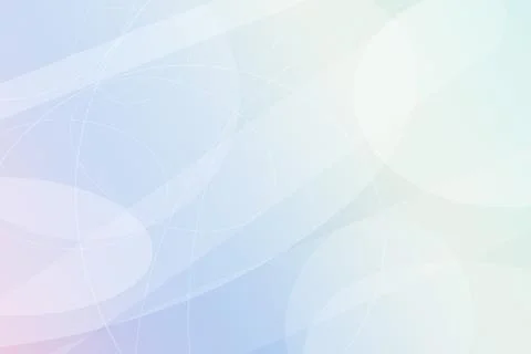 Light blue abstract background featuring flowing arc lines and soft circula.. Stock Illustration