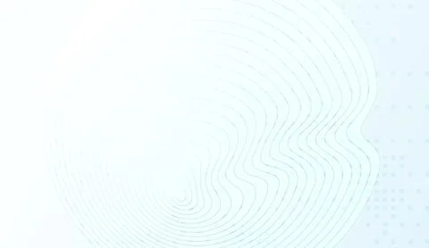 Light blue abstract background with wavy contour lines and futuristic Stock Illustration
