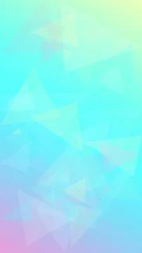 Light blue abstract geometric triangles form a soft, tranquil faceted patte.. Stock Illustration