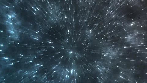 Light Blue Abstract Particle Streaks Hyper Speed Stock-Footage 323088576