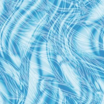 Light blue abstract wavy blurred dynamic seamless background Stock Illustration