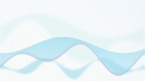 Light blue and lavender ribbons flow in a seamless loop Stock Footage 343324692