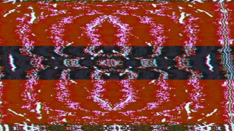 Light blue and red glitch texture with horizontal interference. Stock Footage 276901433
