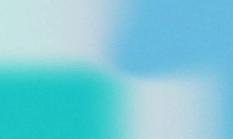 Light blue and turquoise gradient background, with grainy texture, and soft.. Stock Photos