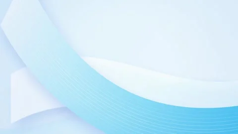 Light blue and white graphic bands flow in a seamless loop Stock Footage 342519264