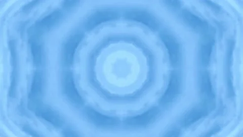Light blue and white slow fractal Stock Footage 154705680